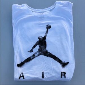 Jordan White 3XL T-Shirt with Iconic Jumpman Logo